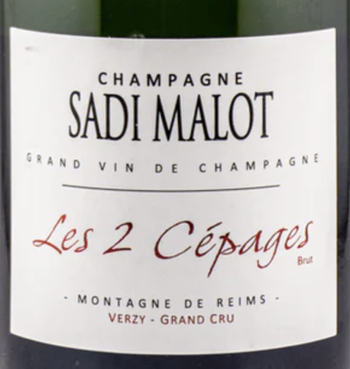 Champagne Sadi Malot Grand Cru Les Deux Cepages NV